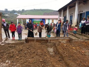 Khởi công xây dựng trường tiểu học Nà Tân- Mộc Châu